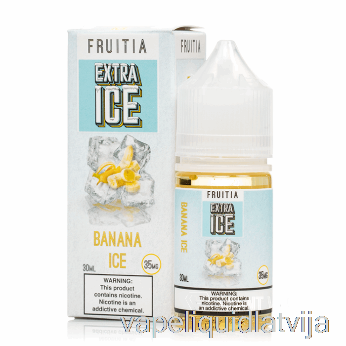 Banānu Ledus - Papildu Ledus - Augļu Sāļi - 30ml 35mg Vape šķidrums